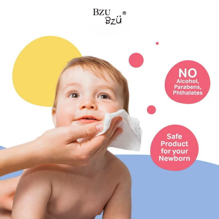 BzuBzu Ultra Gentle Baby Wipes 10 Wipes