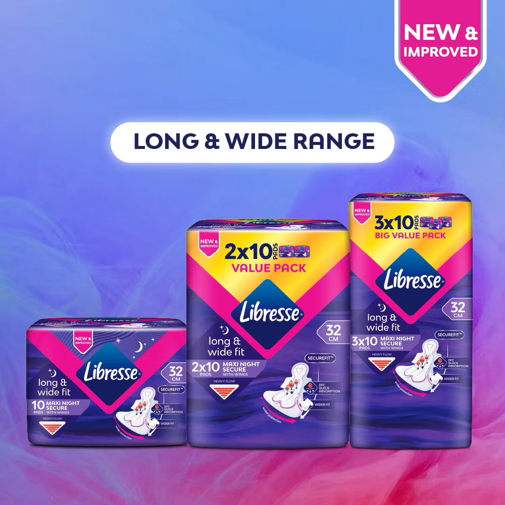 Libresse WBNightW 32cm 2x10s Value Pack