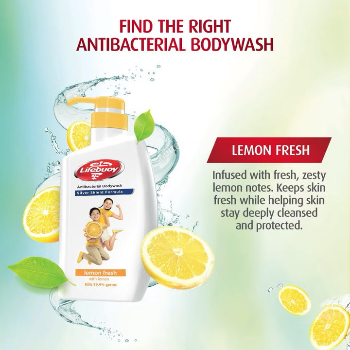 Lifebuoy Body Wash Lemon Fresh (Refill) 450ml