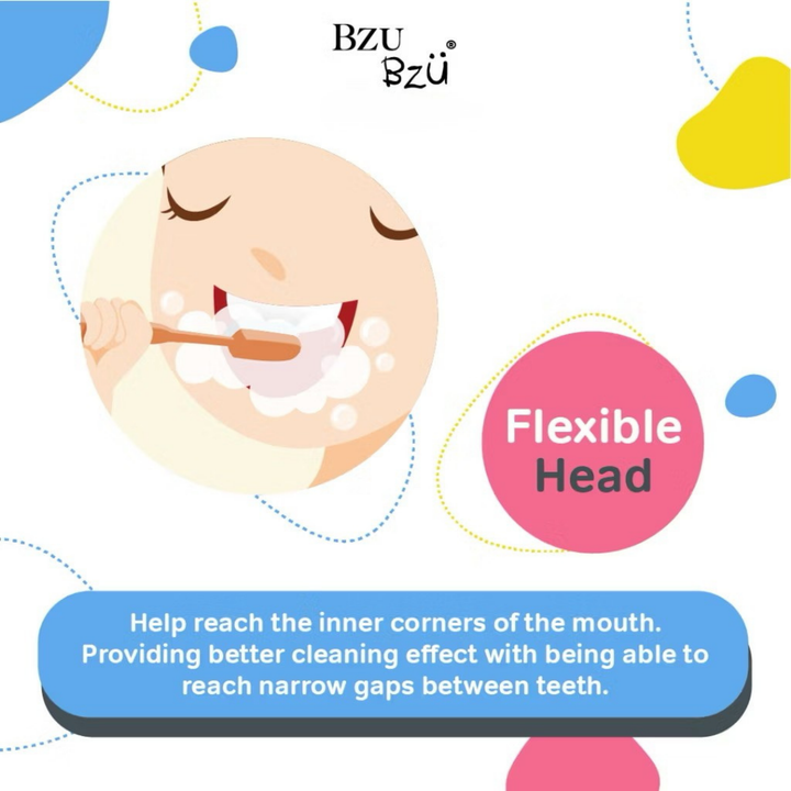 BzuBzu Kids Toothbrush For 8+ Years Twin Pack