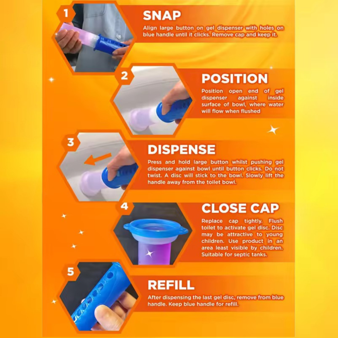 Mr Muscle Fresh Floral Starter Disc 6 discs/ 38g