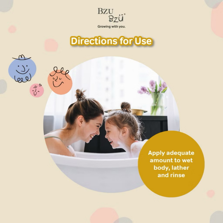 BzuBzu Family Shower Cream Milk+Silk 800ML