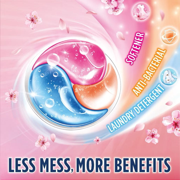 Breeze 3 In 1 Capsules 189g - Convenient Laundry Solution for Freshness