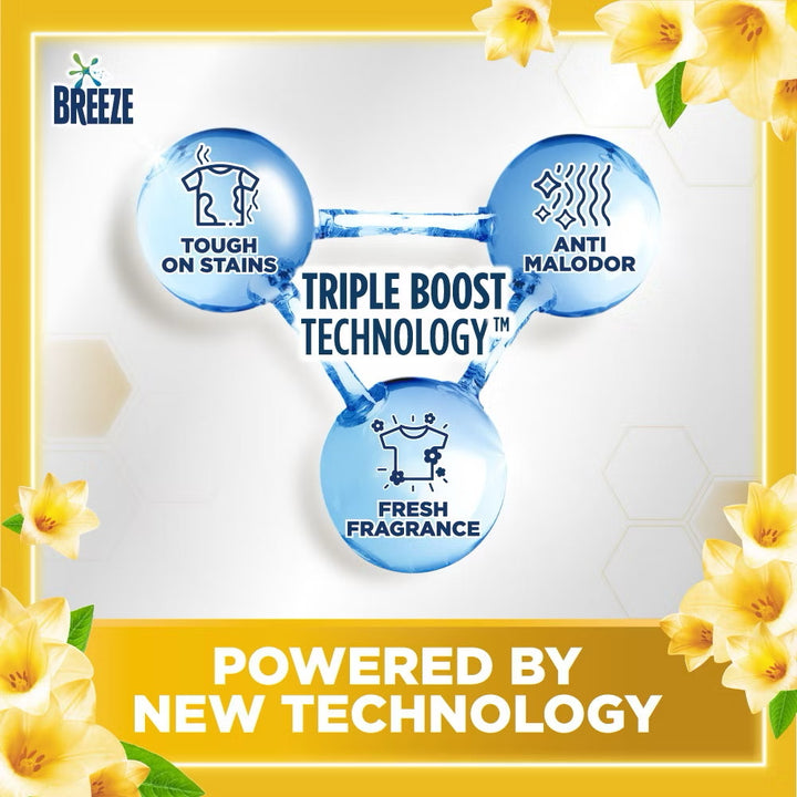 Breeze Liquid Laundry Detergent 1.5kg Refill Pack or Clothes Washing