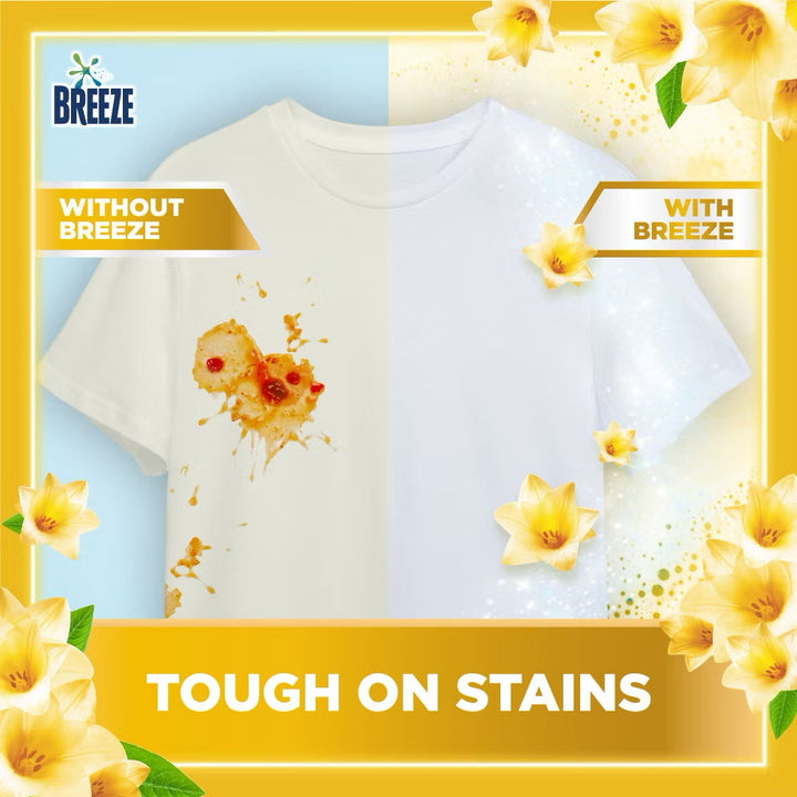 Breeze Liquid Laundry Detergent 1.5kg Refill Pack or Clothes Washing