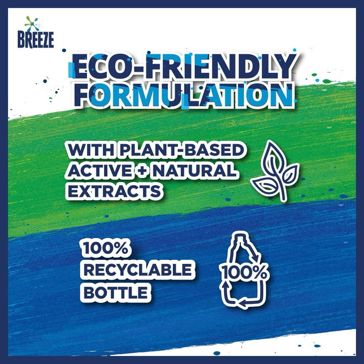 Breeze Liquid Laundry Detergent 3.6kg Multi-Effect Care Range for Clothing and Fabric