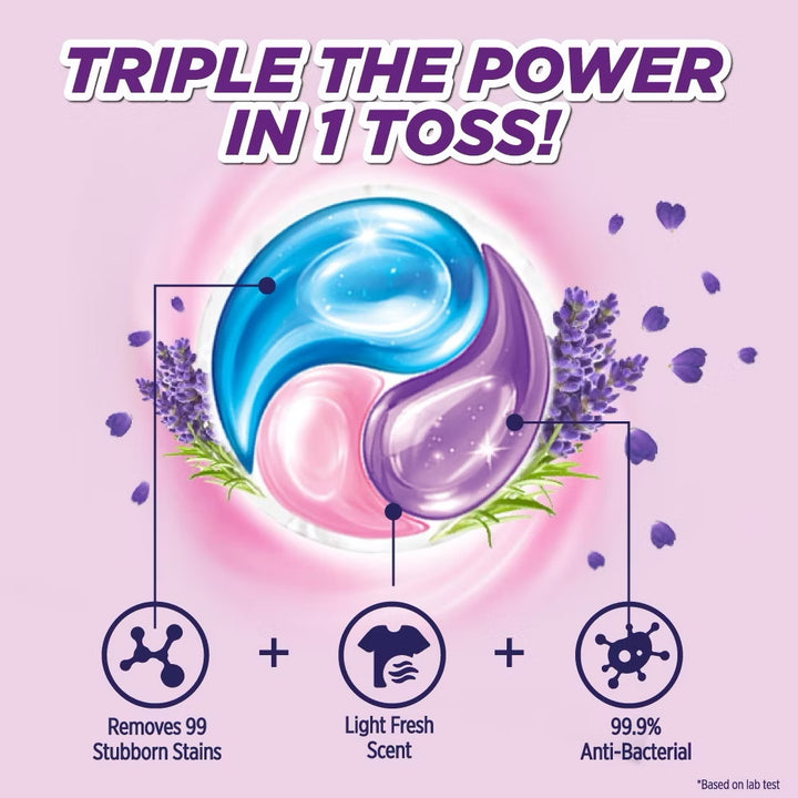 Breeze 3 In 1 Capsules 189g - Convenient Laundry Solution for Freshness