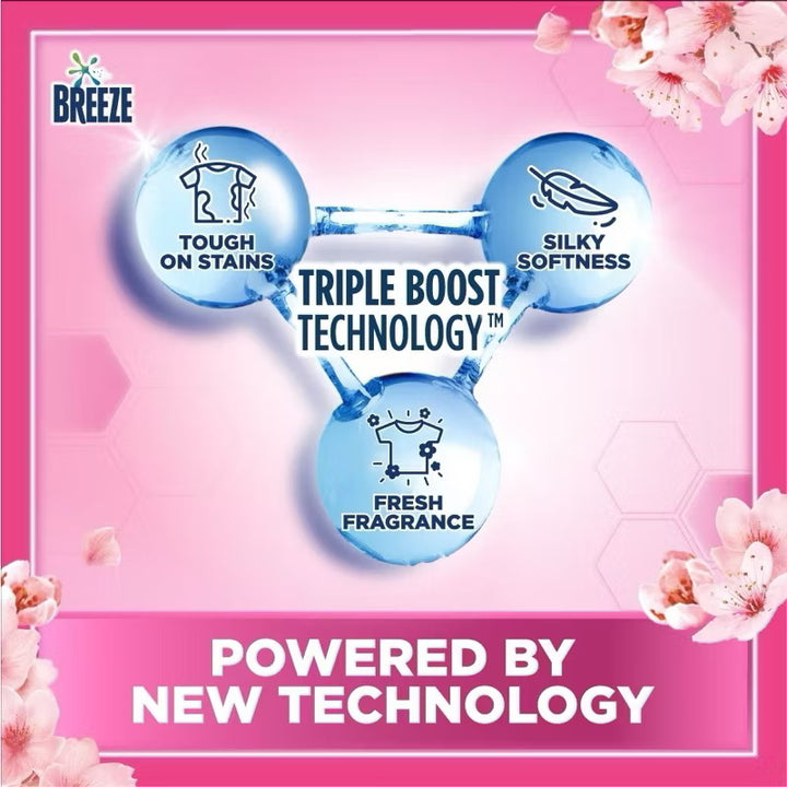 Breeze 3 In 1 Capsules 189g - Convenient Laundry Solution for Freshness