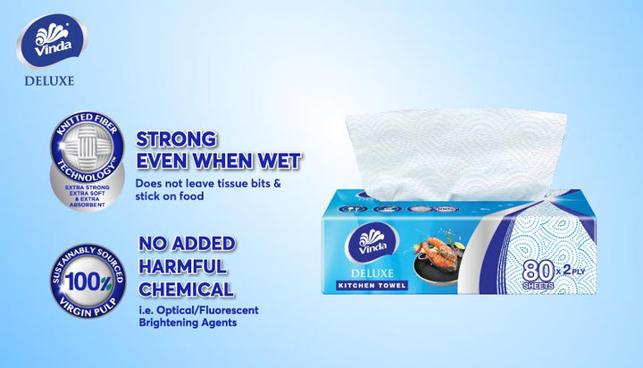 VINDA Deluxe SP Kitchen Towel 6x80s