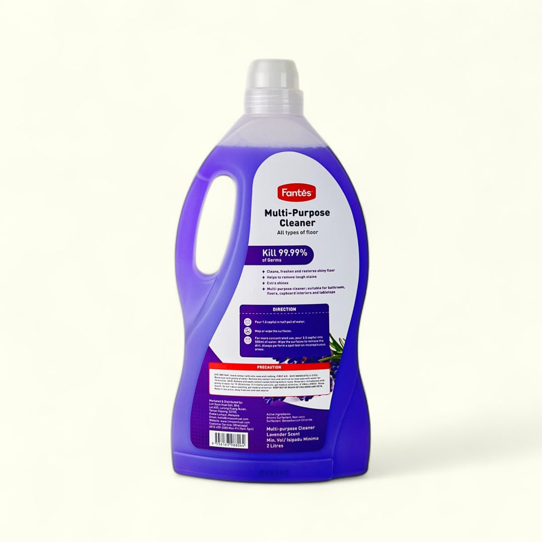 Fantes Multipurpose Cleaner 2L for Home and Commercial Use - Effective All-Purpose Formula