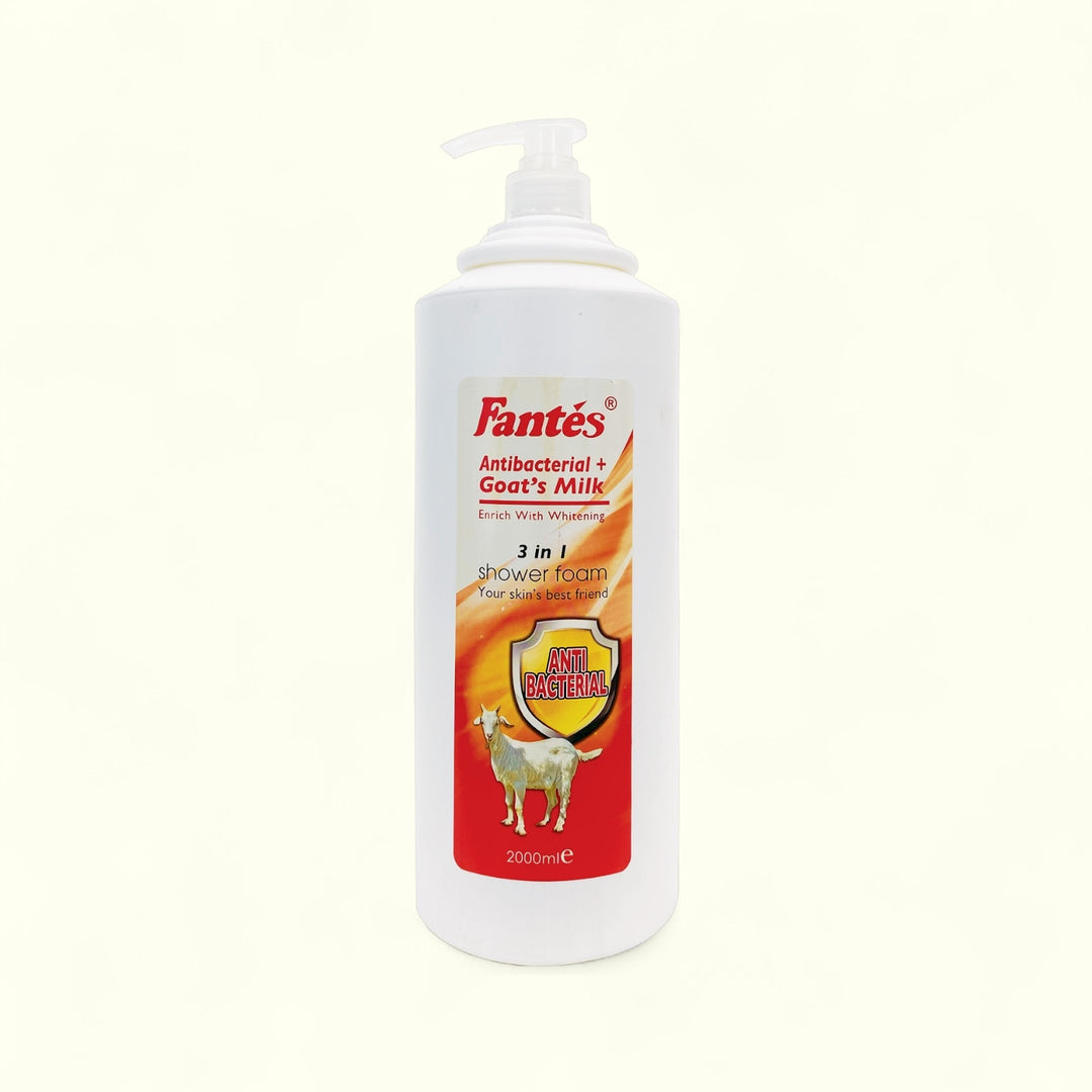 Fantes Shower Foam Goats Milk 1800ML Nourishing Body Cleanser