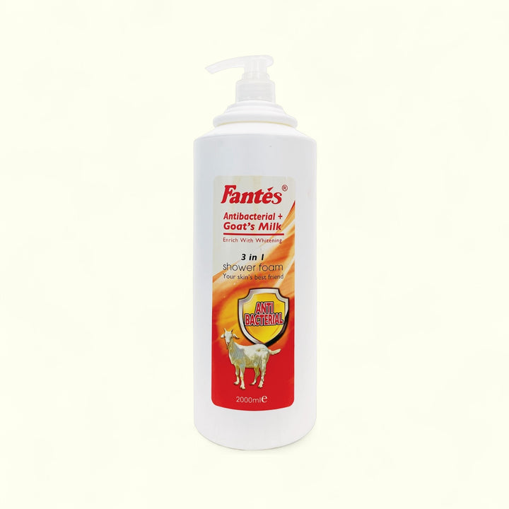 Fantes Shower Foam Goats Milk 1800ML Nourishing Body Cleanser