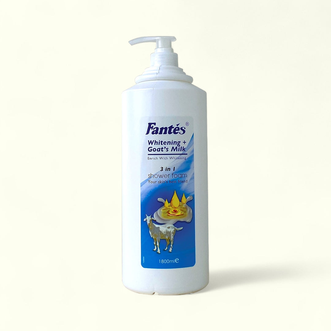 Fantes Shower Foam Goats Milk 1800ML Nourishing Body Cleanser