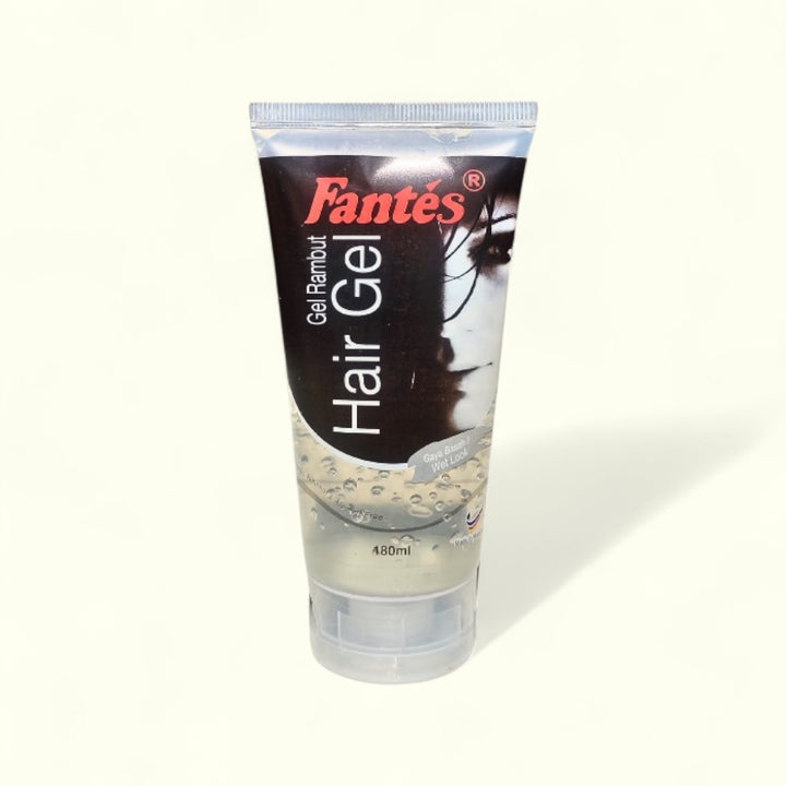 Fantes Hair Gel 180ml — Professional Styling Gel for All Hair Types and Long-Lasting Hold