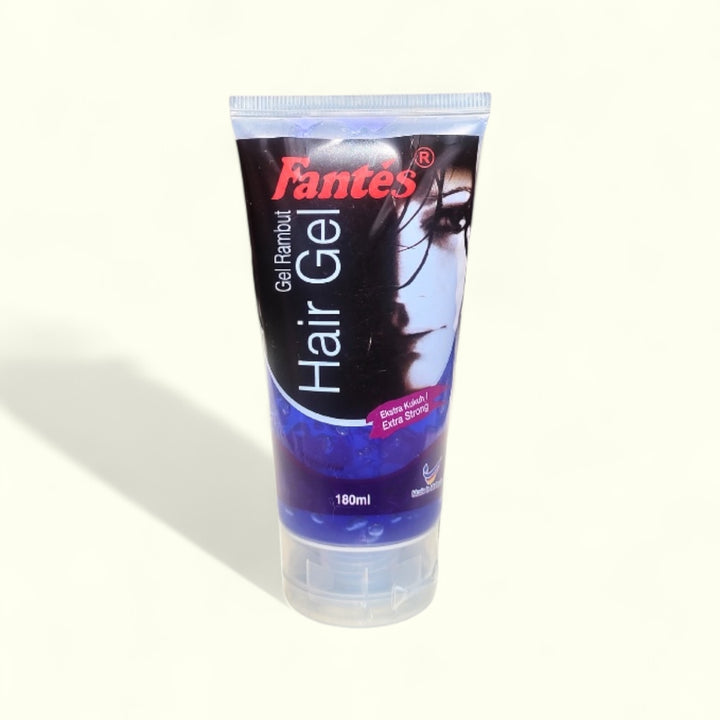 Fantes Hair Gel 180ml — Professional Styling Gel for All Hair Types and Long-Lasting Hold