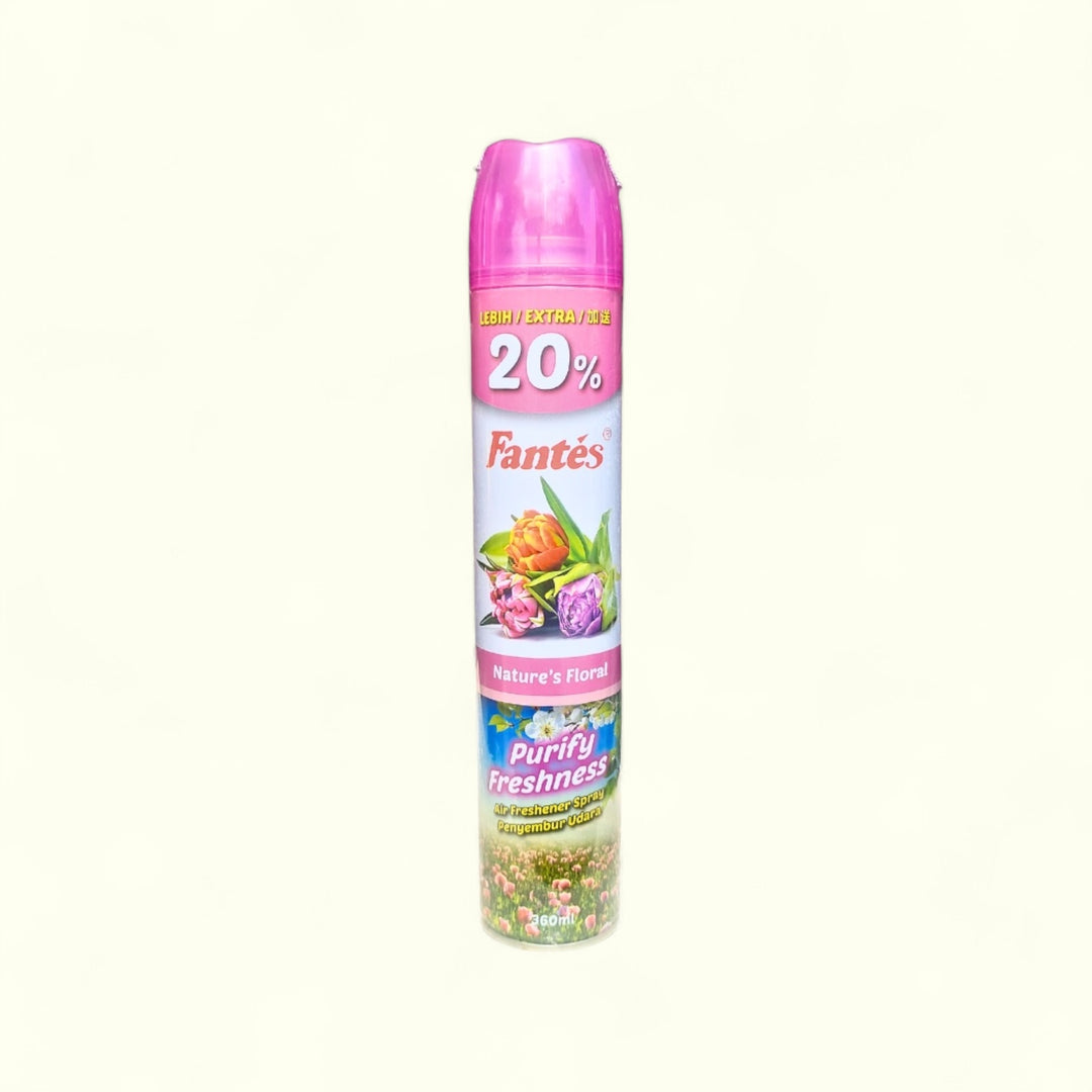 Fantes Air Freshener Spray 300ml Bonus 20% Long-Lasting Home and Auto Freshener
