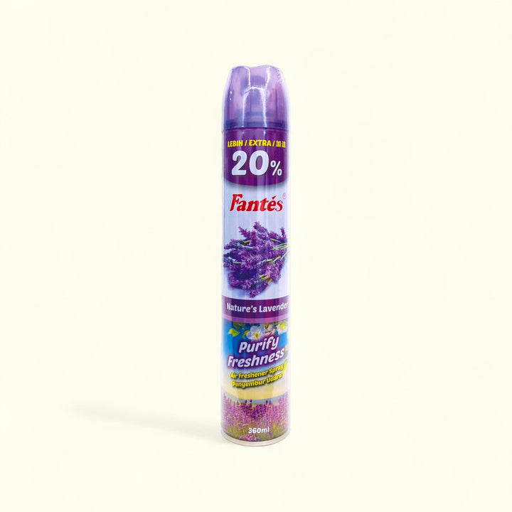 Fantes Air Freshener Spray 300ml Bonus 20% Long-Lasting Home and Auto Freshener