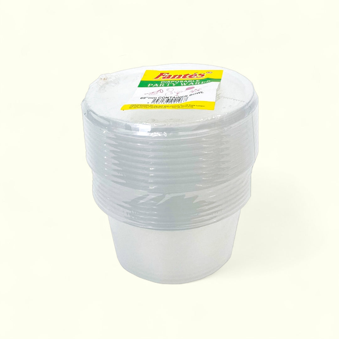 Fantes Disposable Containers 69Mm X 10S