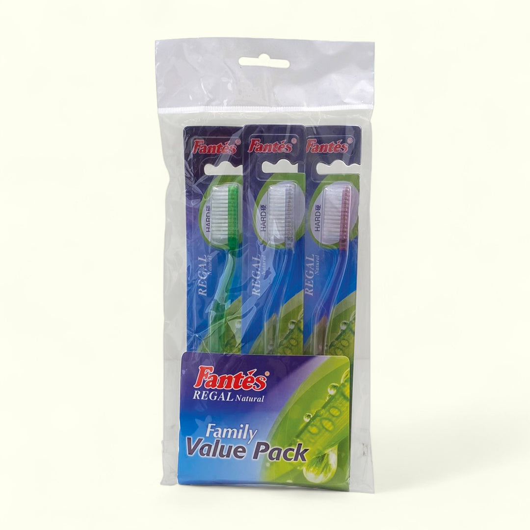 Fantes Toothbrush Value Pack of 3 - Regal