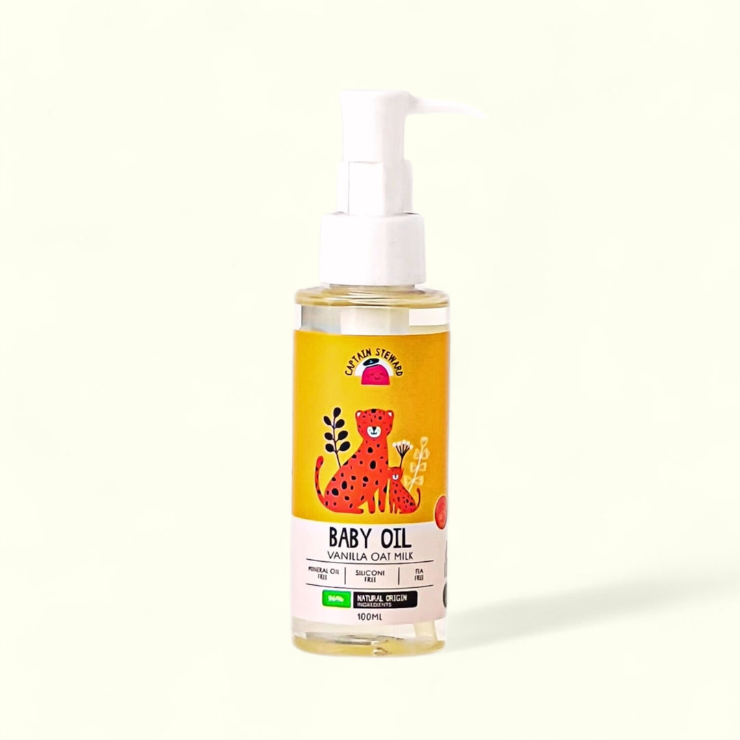 Captain Steward Nourishing Baby Oil (Vanilla Oat Milk) 100ml