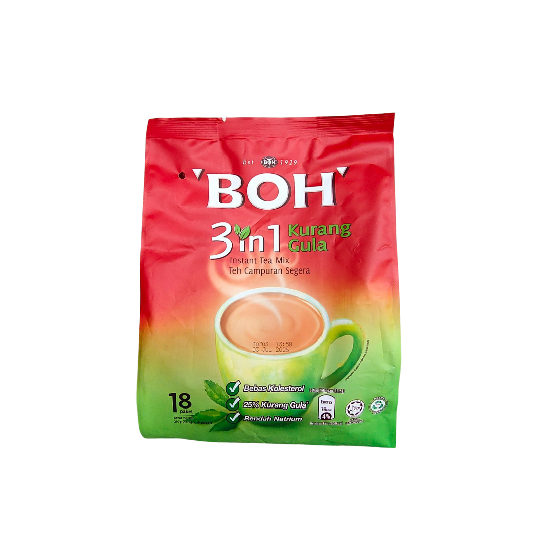 Boh 3In1少糖16.5G X 18