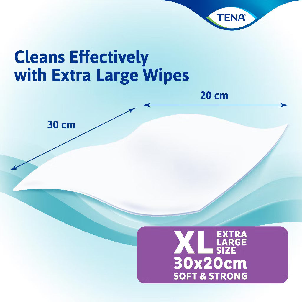 TENA Adult Wet Wipes 40s