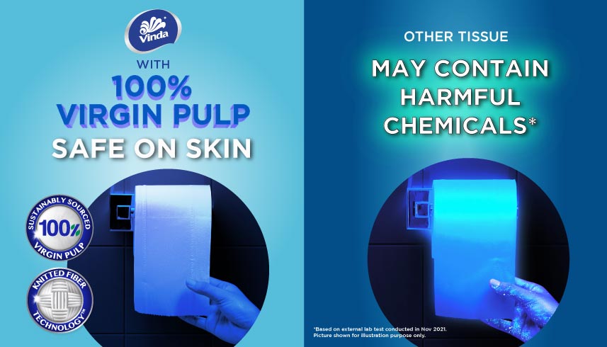 VINDA Deluxe Toilet Paper 3ply 16 rolls
