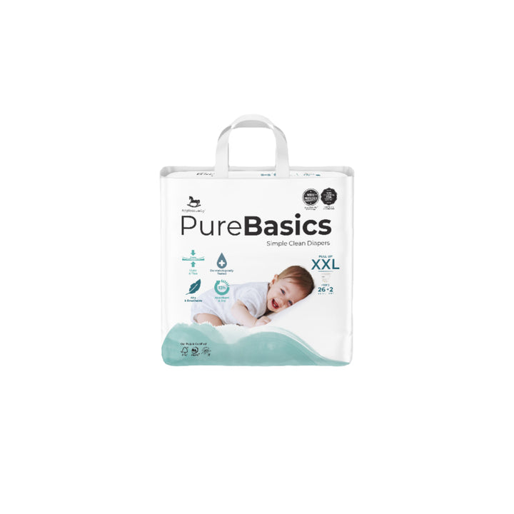 Applecrumby Purebasics Pull Up Diaper XXL26 + 2 - Baby &