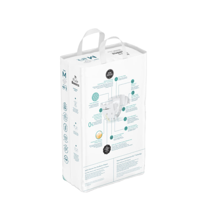 Applecrumby Purebasics Tape Diaper M46 + 2 - Baby & Kid