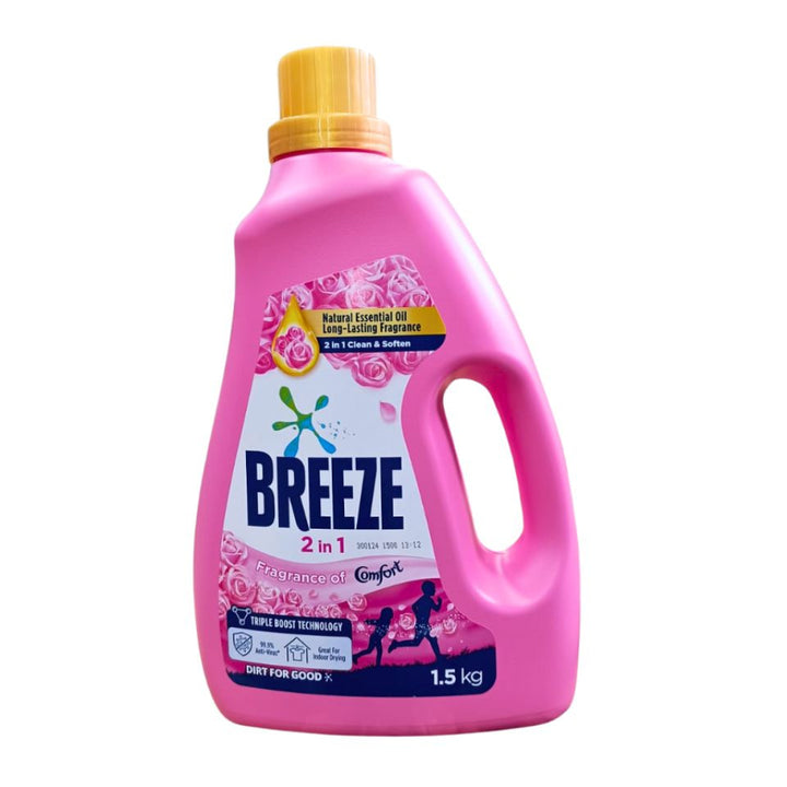 Breeze Liquid 2IN1 Fragrance Of Comfort 1.5kg - Laundry
