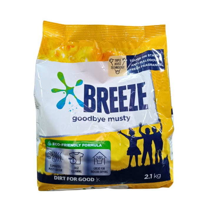 Breeze Powder Goodbye Musty 2.1kg - Laundry - Powder