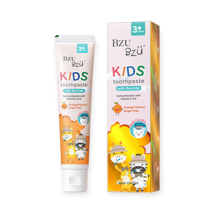 BzuBzu Kids Toothpaste Orange 50G - Baby & Kid - Oral Care