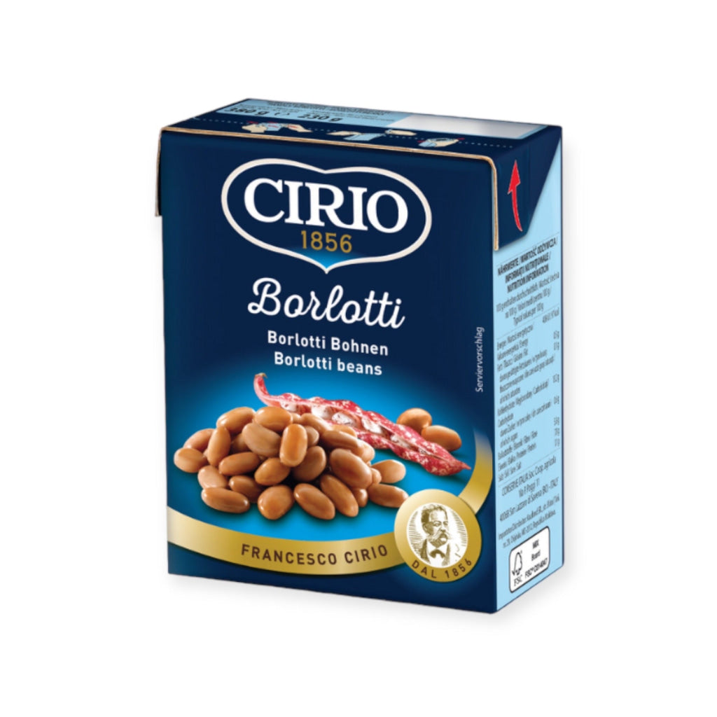Cirio Borlotti Beans 380g - Canned Food - Beans/ Legumes