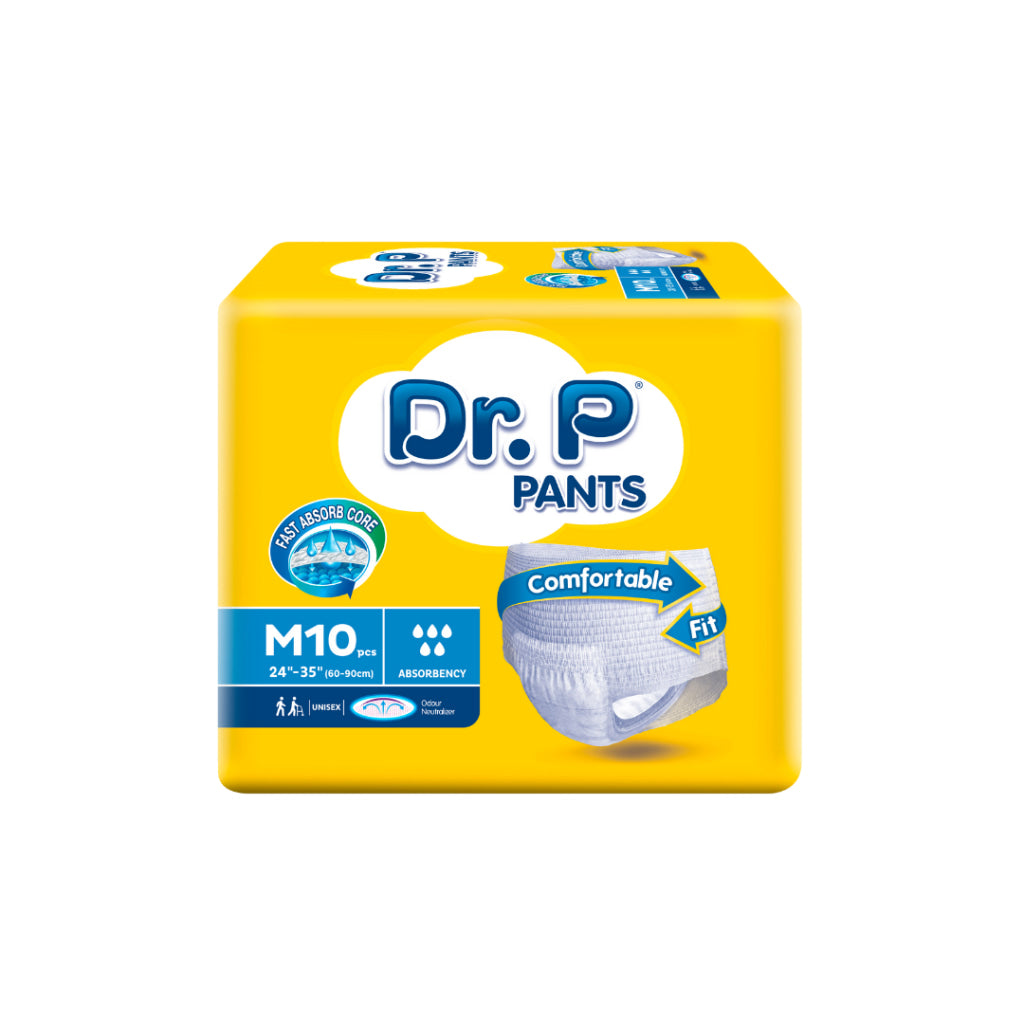 Dr.P by Tena Adult Diaper Pants M 10s - Wellness - Adult
