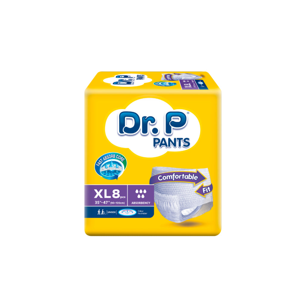 Dr.P by Tena Adult Diaper Pants XL 8s - Wellness - Adult