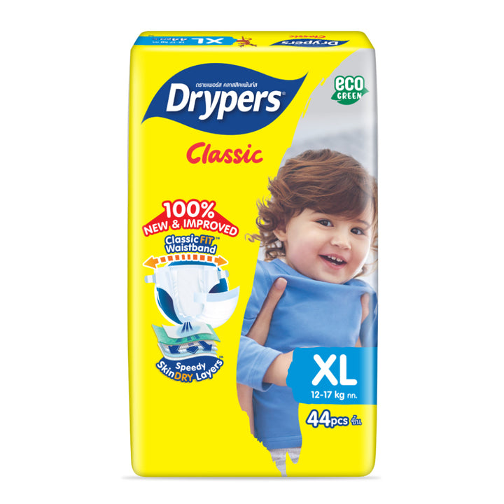 Drypers Classic XL Mega 44s - Baby & Kid - Diapers