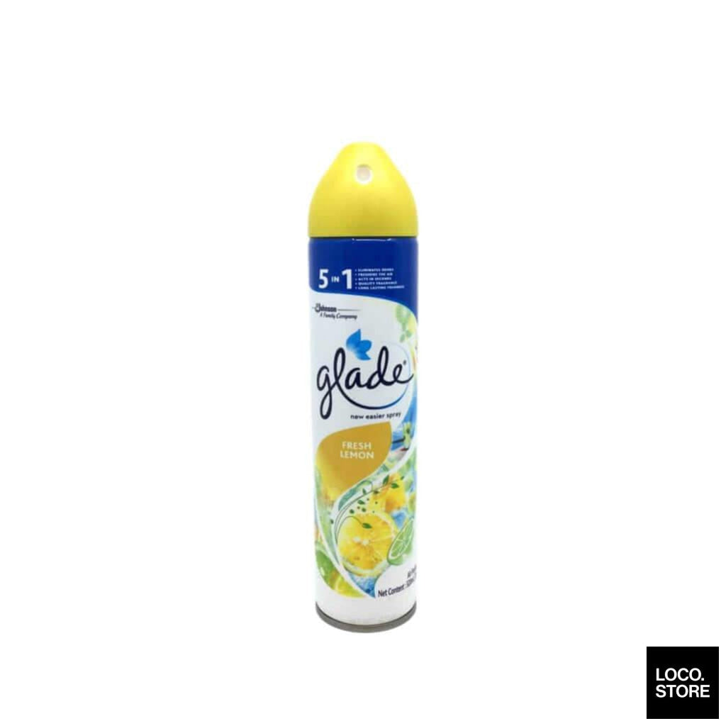 Glade Aerosol Fresh Lemon 320ml - Household