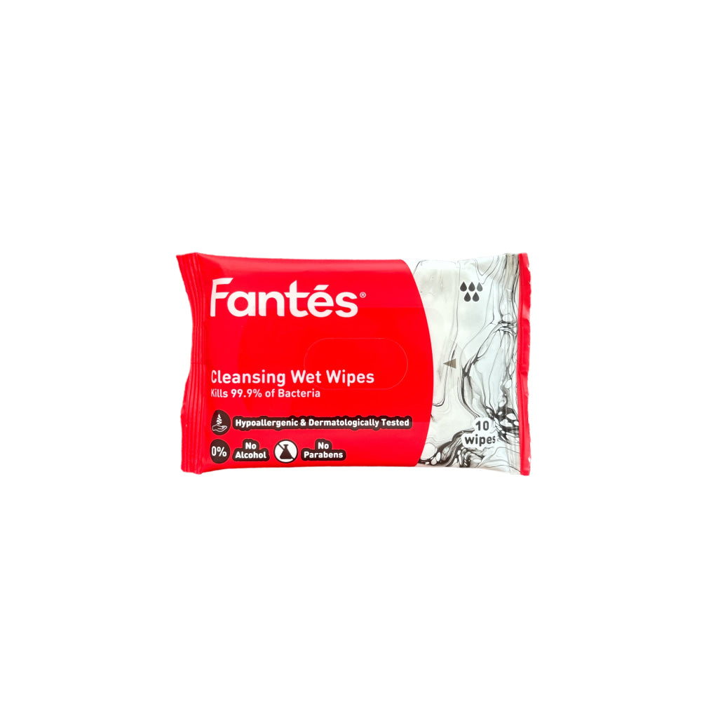 [GWP] Fantes Cleansing Wet Wipes 10s - Antibacterial