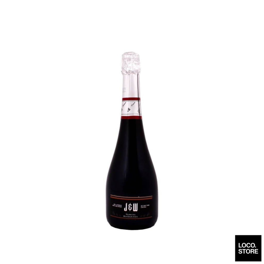 J&W Sparkling Juice Red Grape 750ml - Beverages