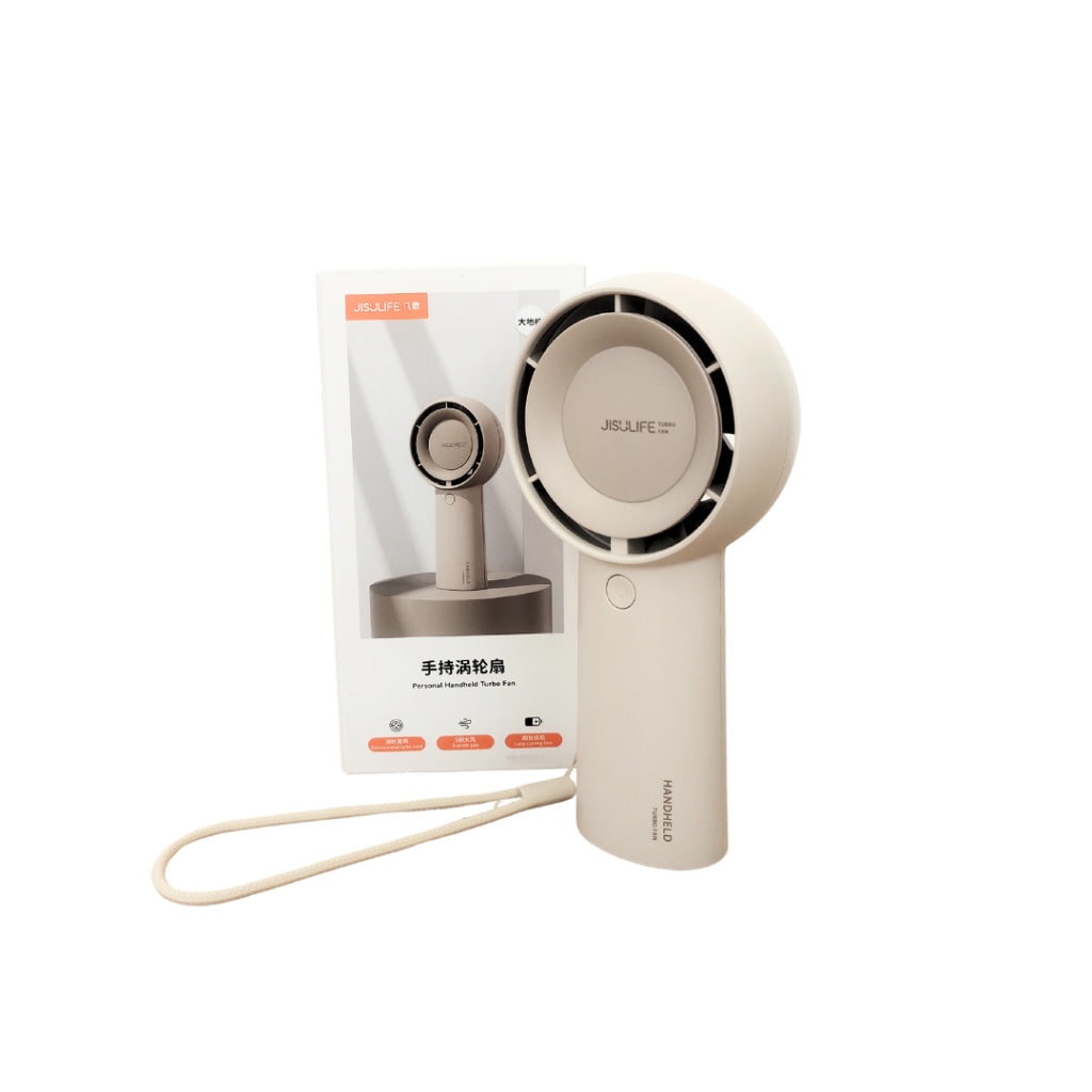 Jisulife Handheld Turbo Fan 4000 Mah Brown - Household