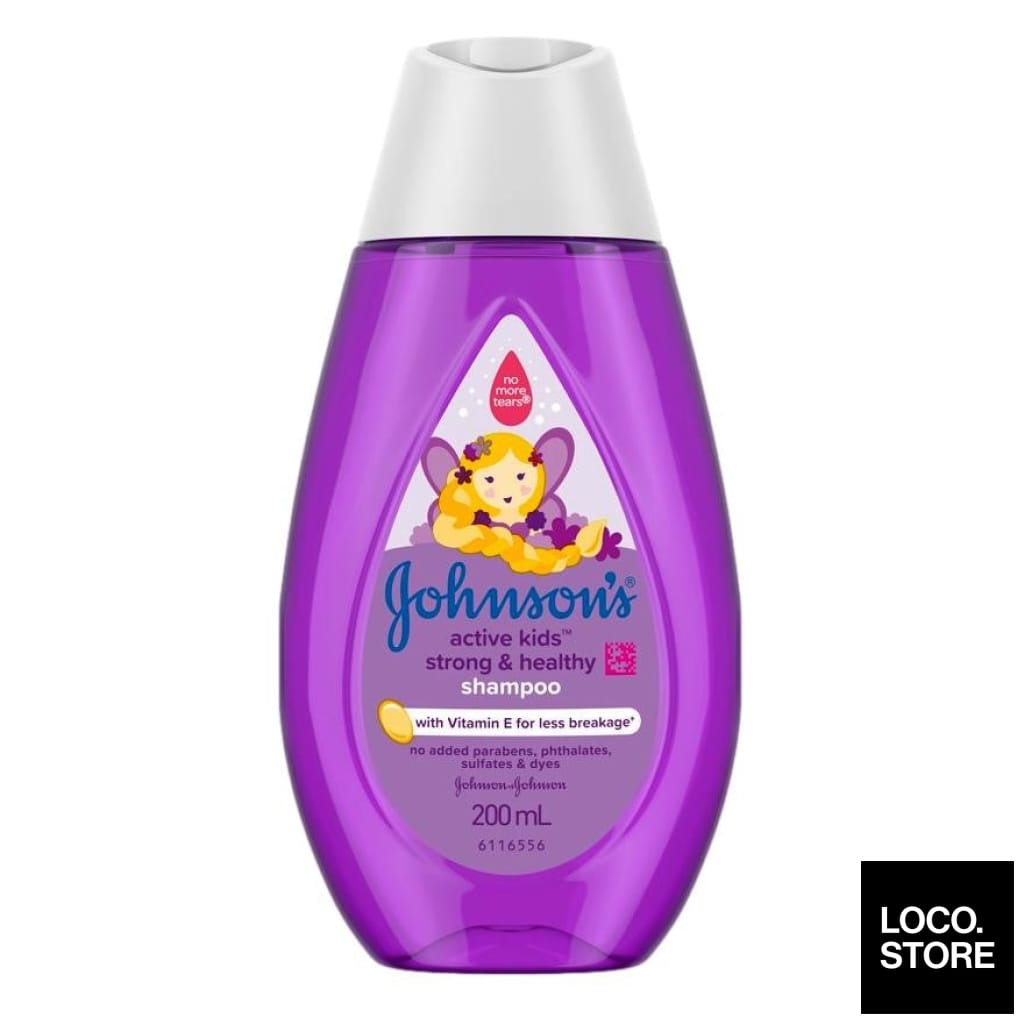 Johnsons Active Kids Strong & Healthy Shampoo 200ml - Baby &