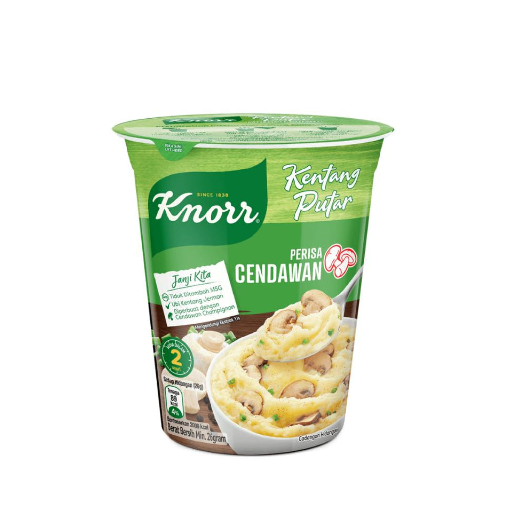Knorr Cup Mashed Potato Mushroom 26g - Instant Food