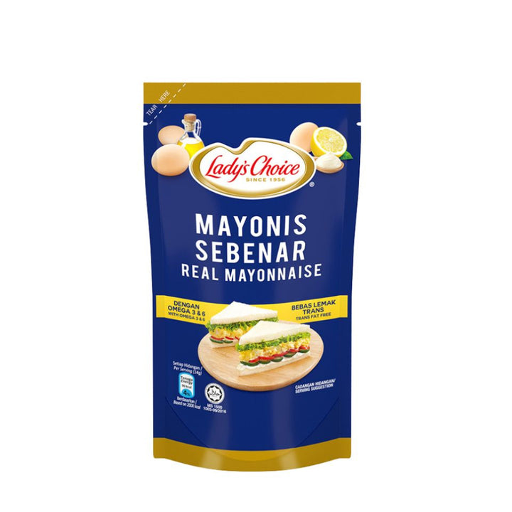 Ladys Choice Real Mayo Doy 205ml - Pantry - Condiment &