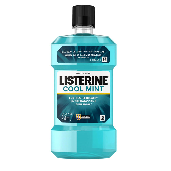 Listerine Mouth Wash Cool Mint 250ml - Oral Care - Mouthwash