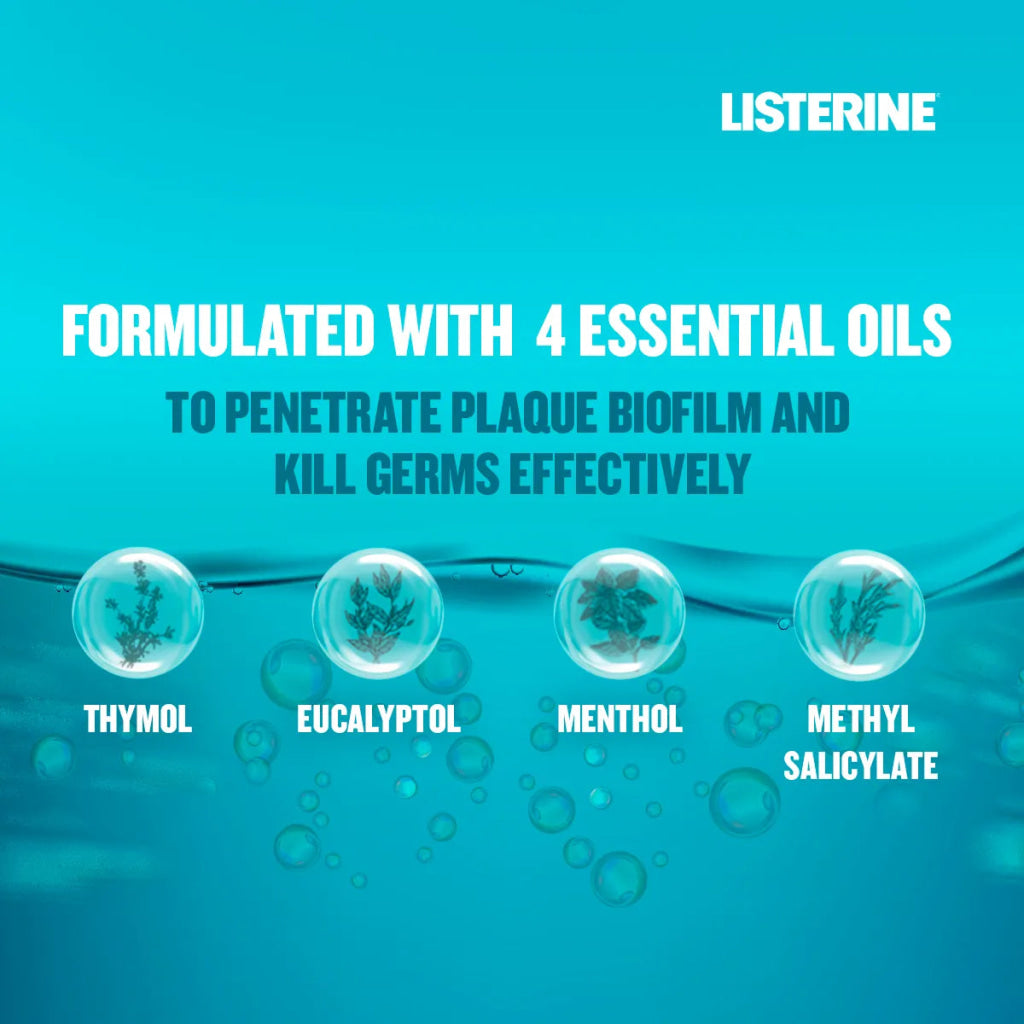 Listerine Mouth Wash Cool Mint 250ml - Oral Care - Mouthwash