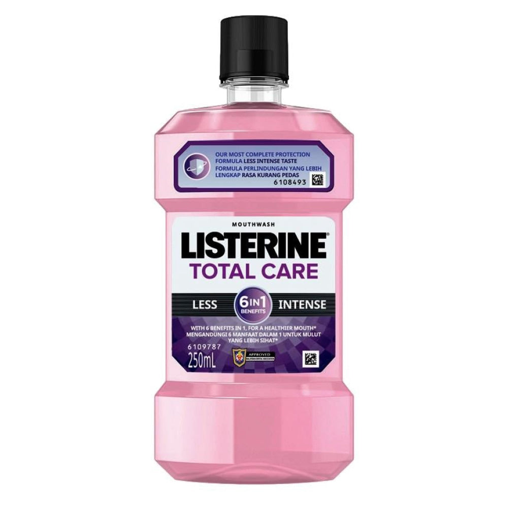 Listerine Mouth Wash Total Care Less Intense 250ml - Oral
