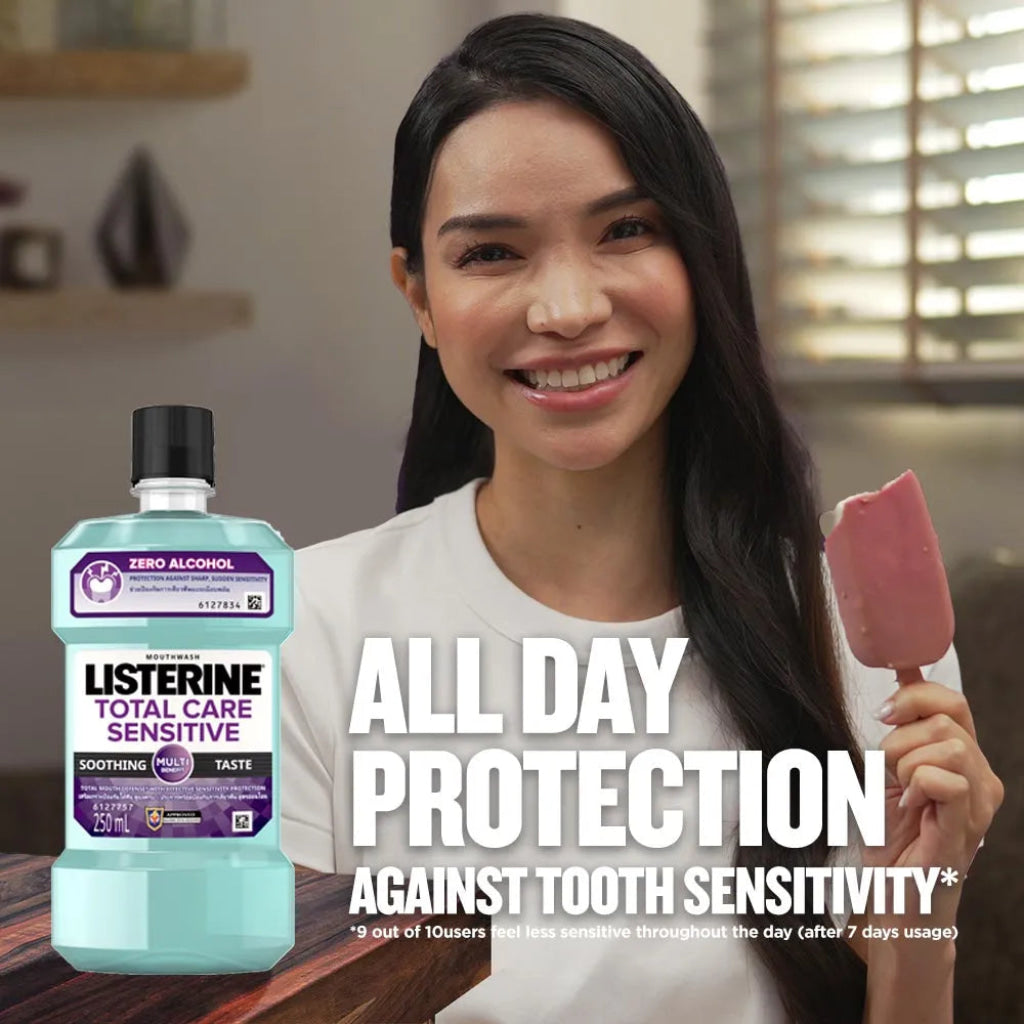 Listerine Mouth Wash Total Care Sensitive 250ml - Oral Care