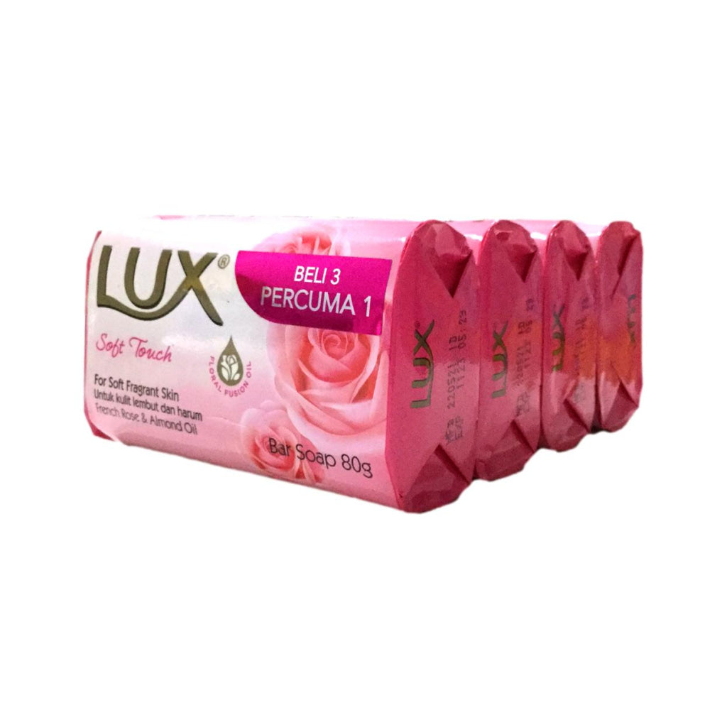 Lux Soft Touch Bar Soap 4X80G - Bath & Body