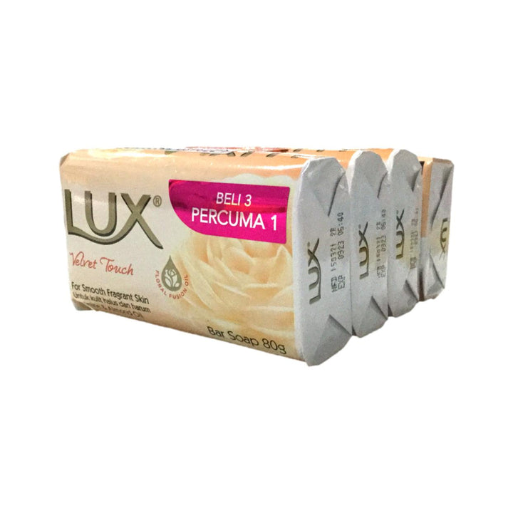 Lux Velvet Touch Bar Soap 4X80G - Bath & Body