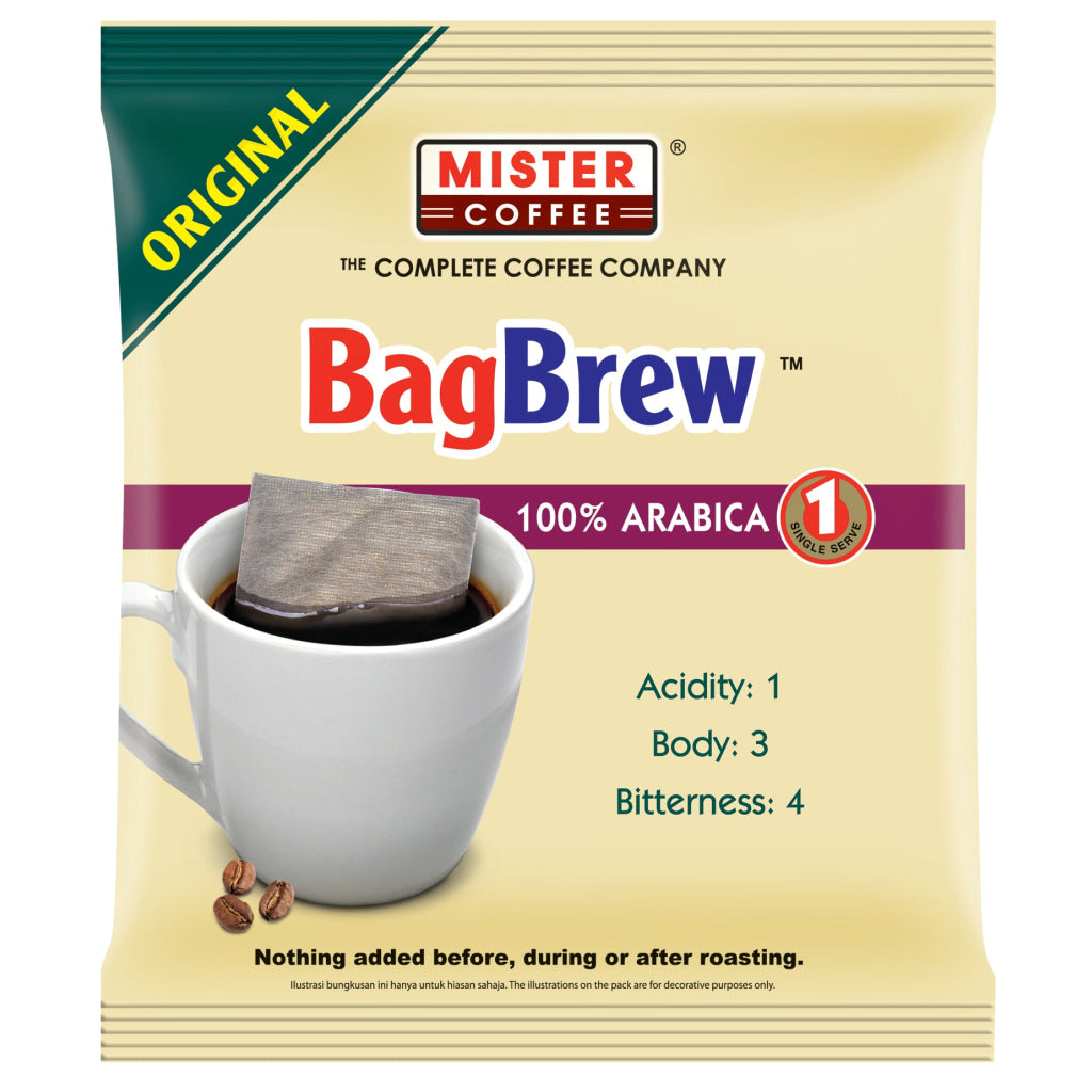 Mister Coffee BagBrew 100% Arabica 15X10g - Beverages